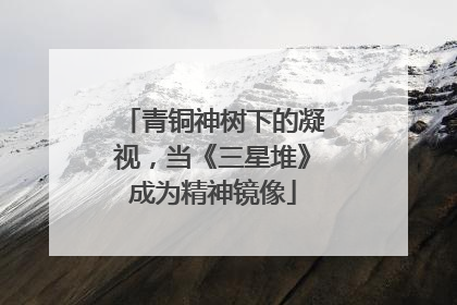 青铜神树下的凝视，当《三星堆》成为精神镜像