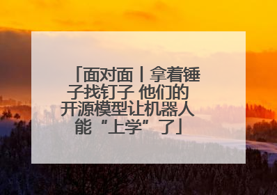 面对面丨拿着锤子找钉子 他们的开源模型让机器人能“上学”了