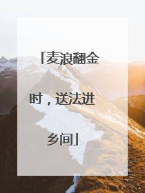 麦浪翻金时，送法进乡间