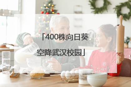 400株向日葵空降武汉校园