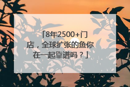 8年2500+门店，全球扩张的鱼你在一起靠谱吗？